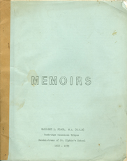 Link to Miss Flood's Memoirs